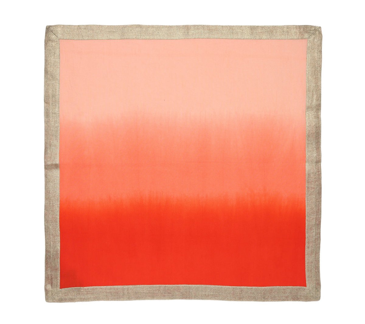 Dip Dye Napkin in Coral & Salmon Set of 4 by Kim Seybert
