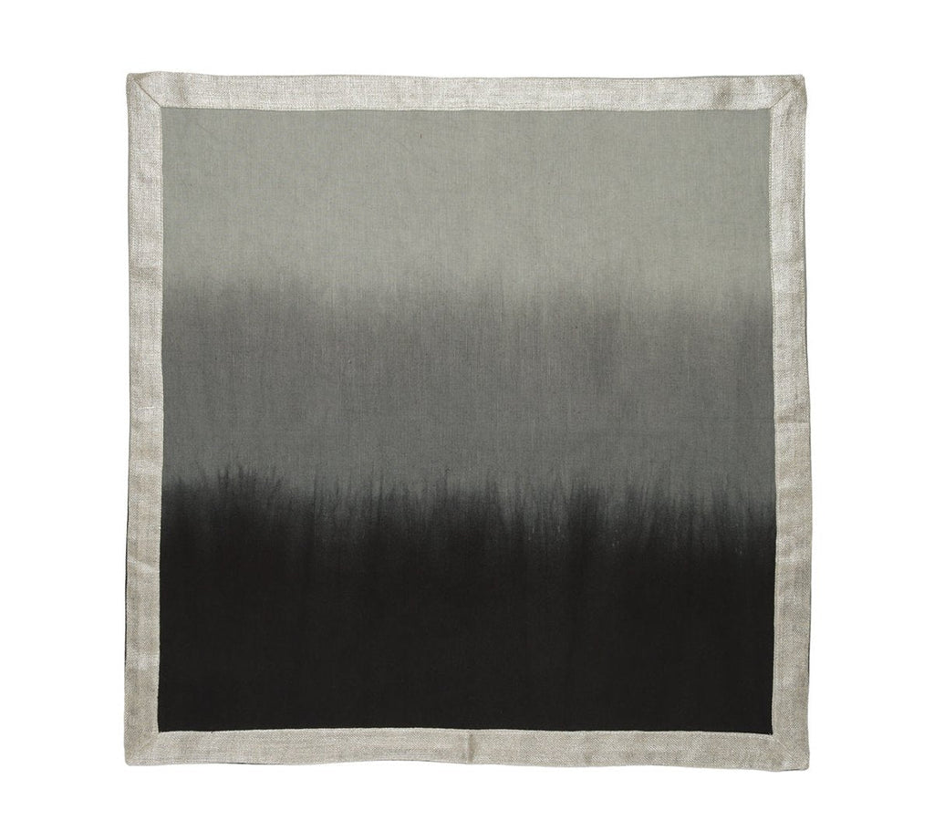 Dip Dye Napkin in Gray & Black Set of 4 by Kim Seybert