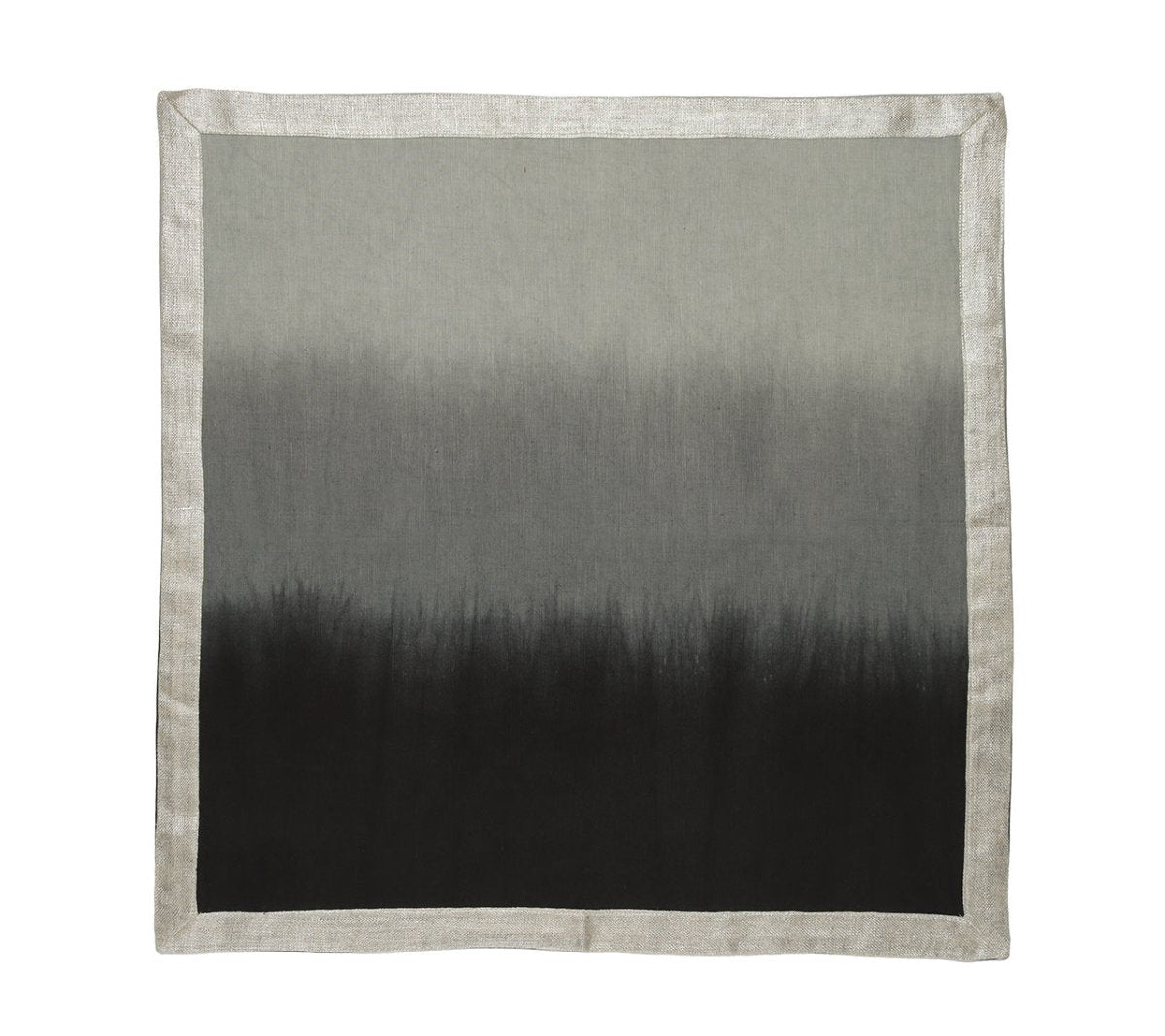Dip Dye Napkin in Gray & Black Set of 4 by Kim Seybert