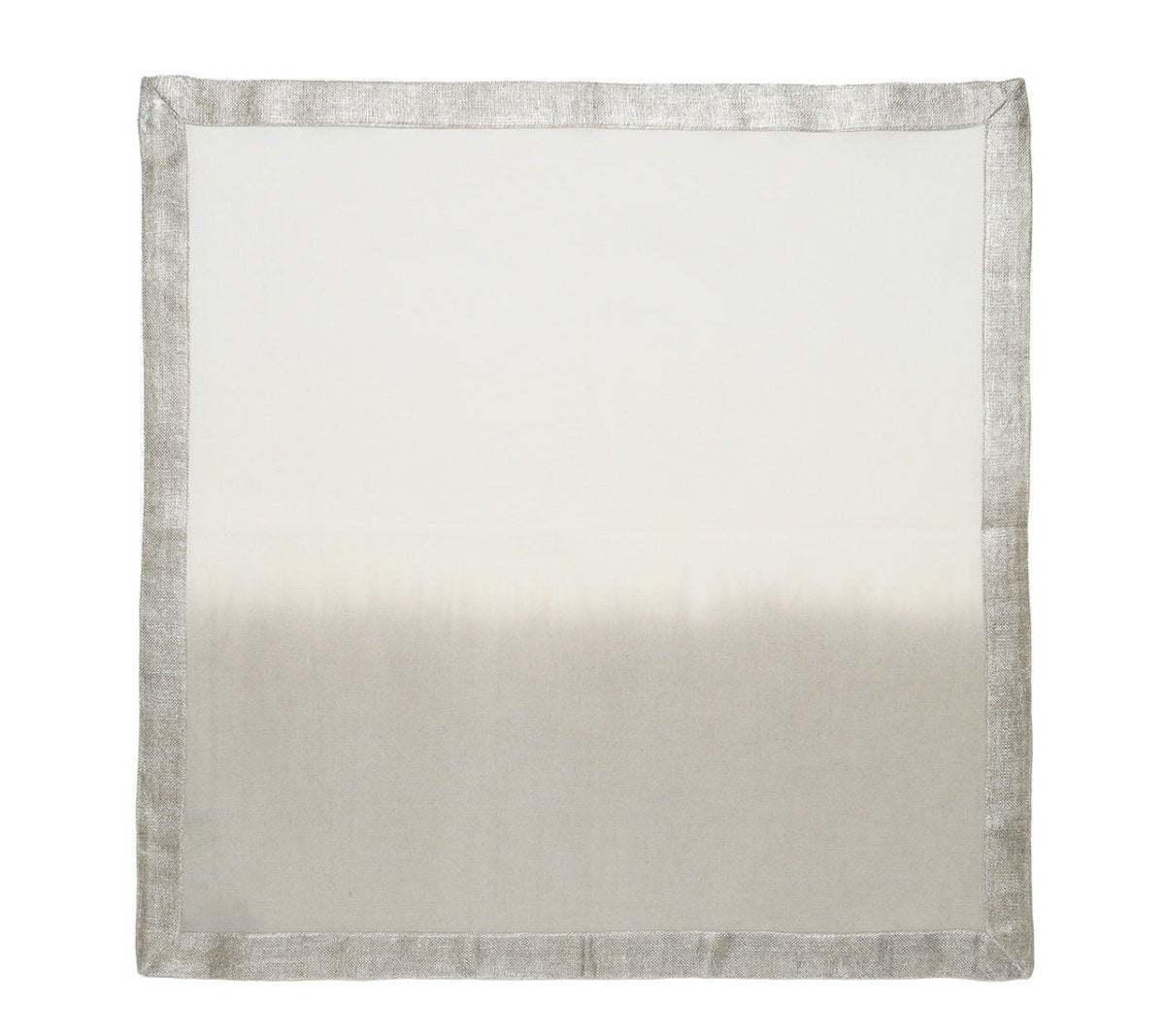 Dip Dye Napkin in Gray & Silver Set of 4 by Kim Seybert