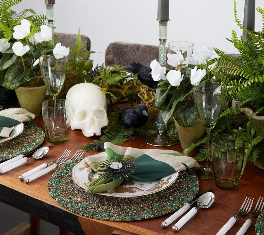 Dip Dye Napkin in Olive & Green Set of 4 by Kim Seybert