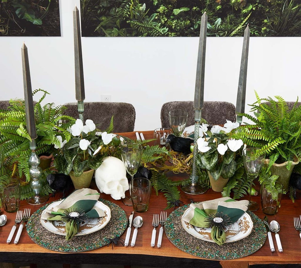 Dip Dye Napkin in Olive & Green Set of 4 by Kim Seybert