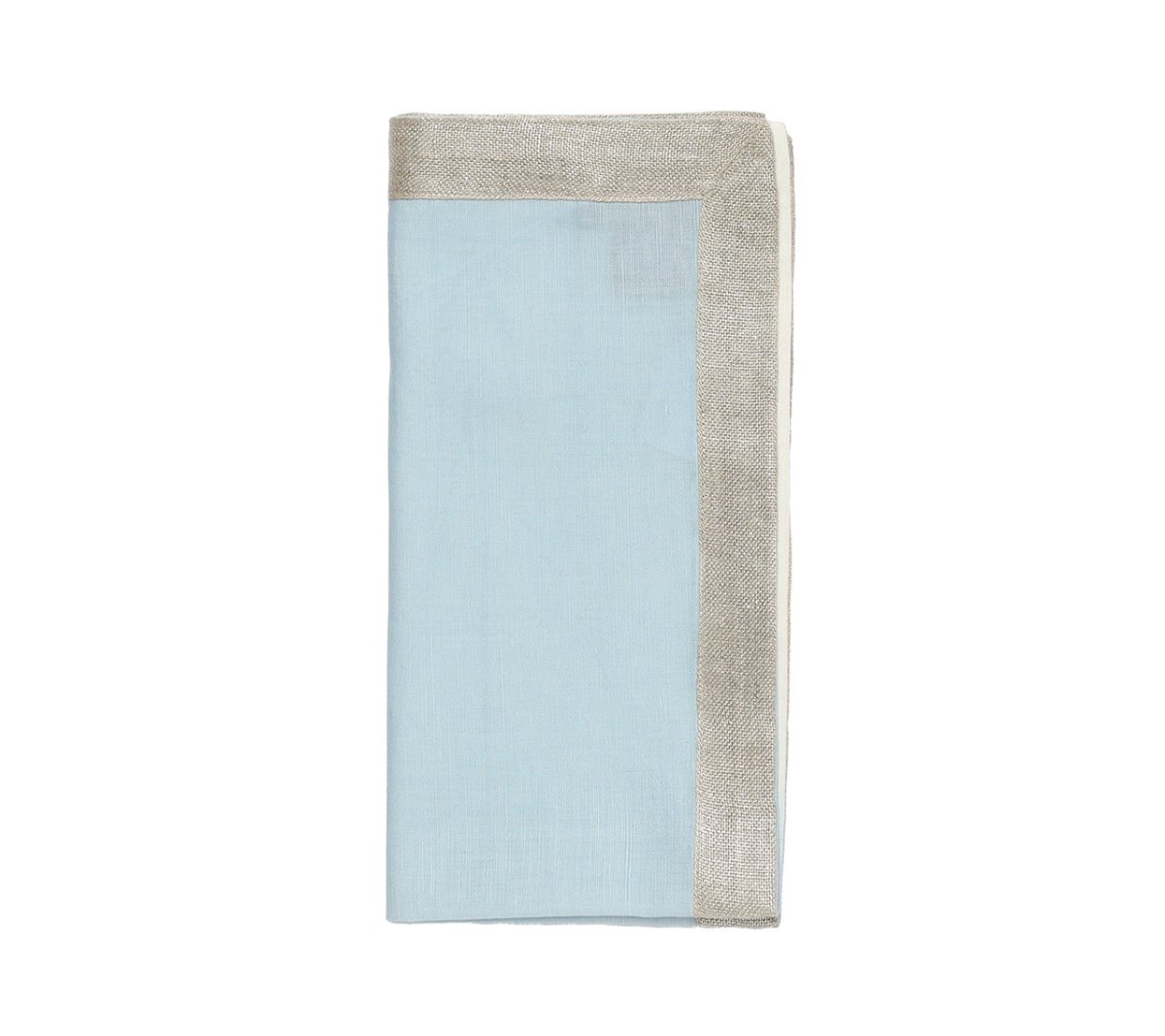 Dip Dye Napkin in White & Periwinkle Set of 4 by Kim Seybert