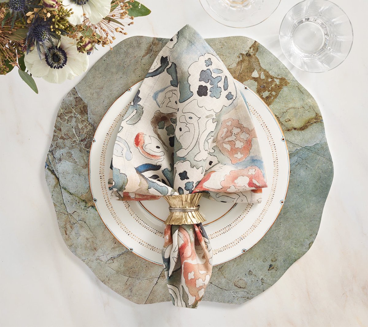 Giverny Napkin in Multi, Set of 4 Kim Seybert