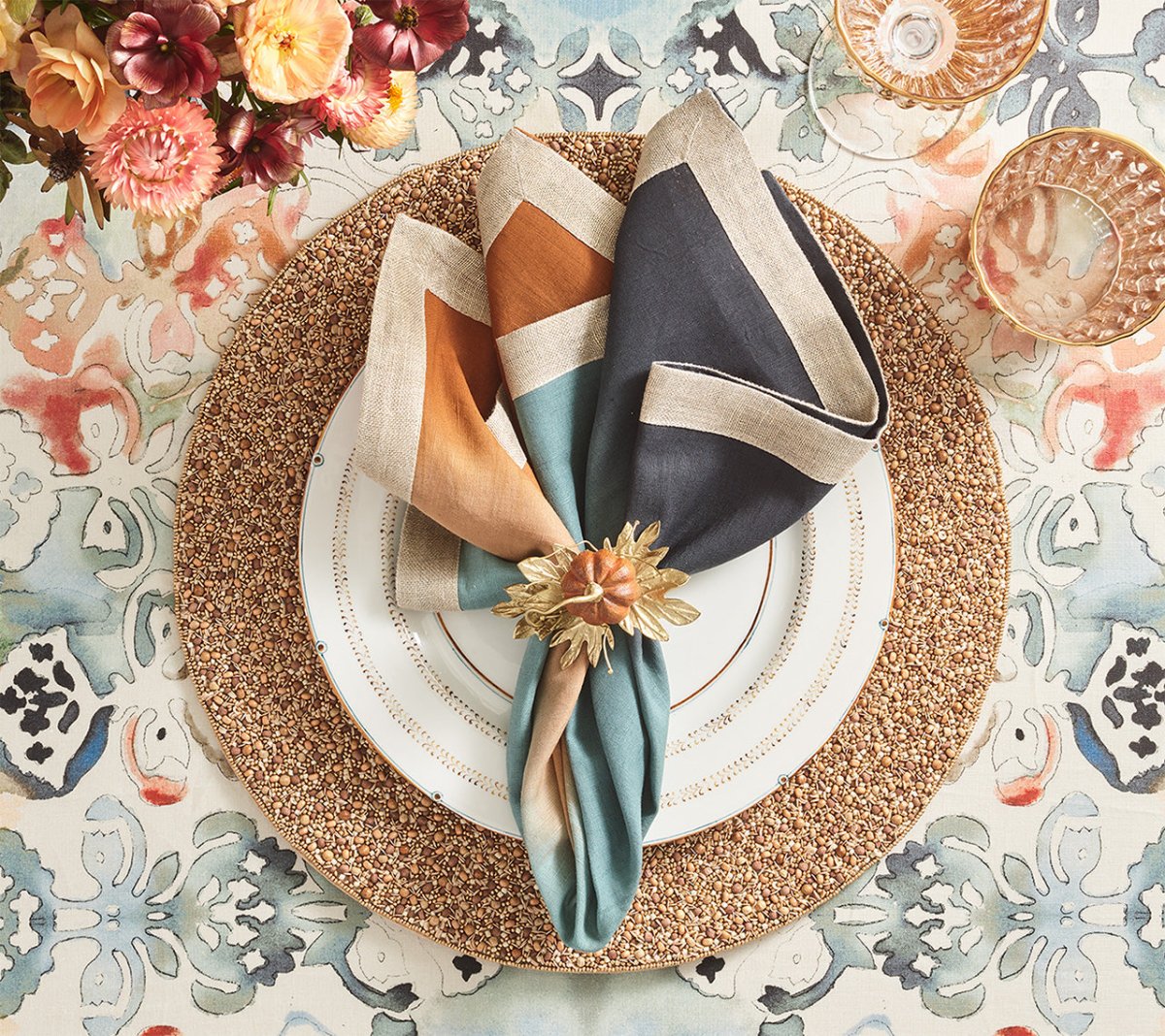 Giverny Tablecloth in Multi Kim Seybert