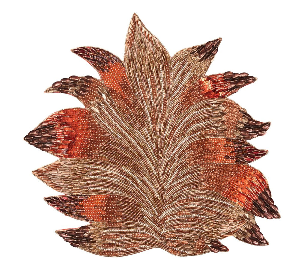 Harvest Placemat in Brown & Orange, Set of 2 Kim Seybert