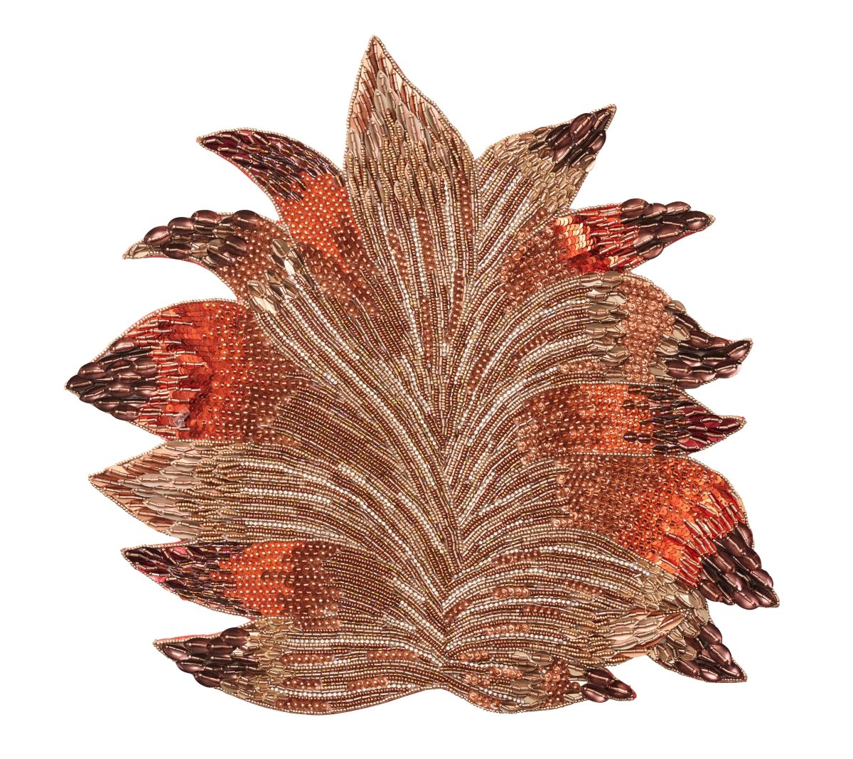 Harvest Placemat in Brown & Orange, Set of 2 Kim Seybert