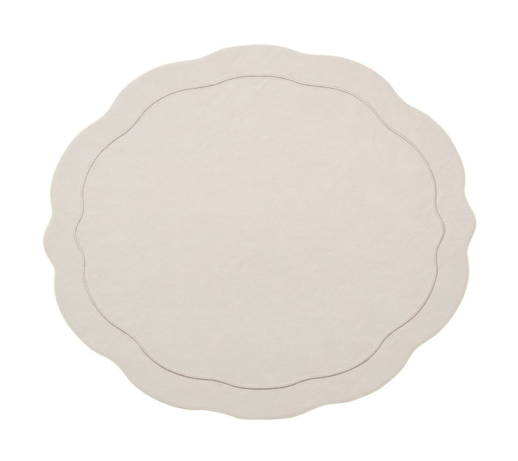 Tailored Placemat in Ivory by Kim Seybert