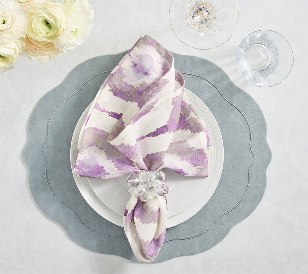 Tailored Placemat in Steel Gray by Kim Seybert