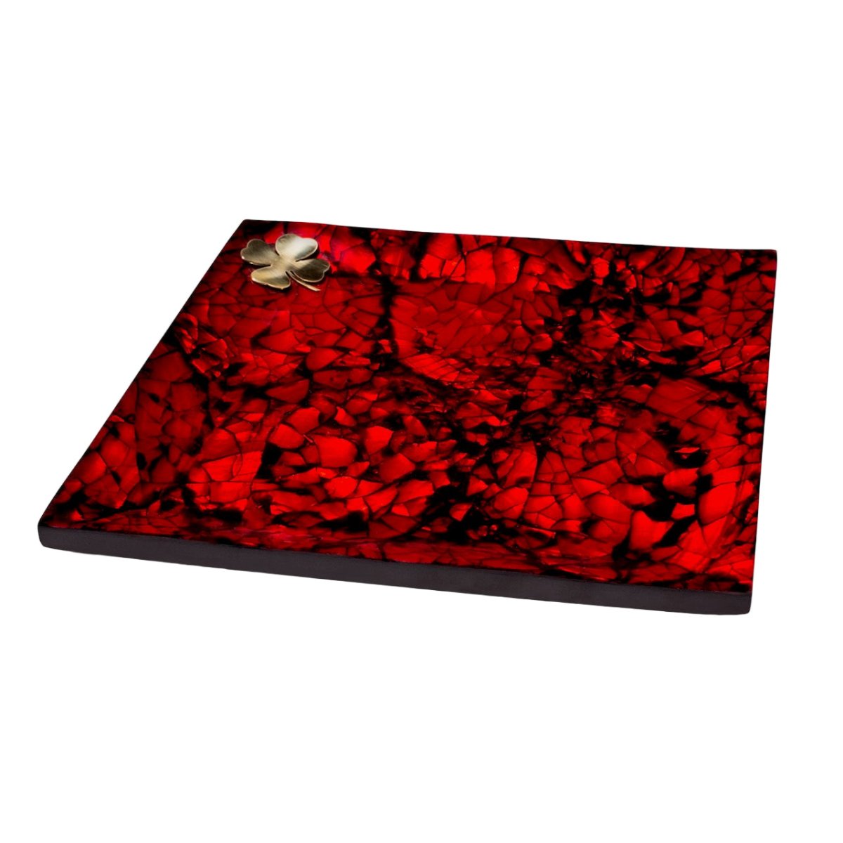 Mother of Pearl Red Small Tray