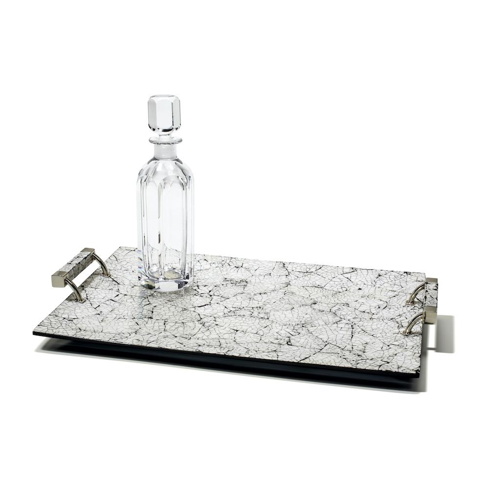 Ostrich Eggshell Serving Tray