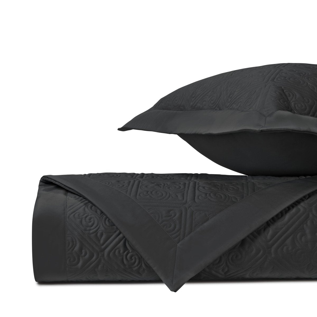 Laurel Quilted Black by Home Treasures