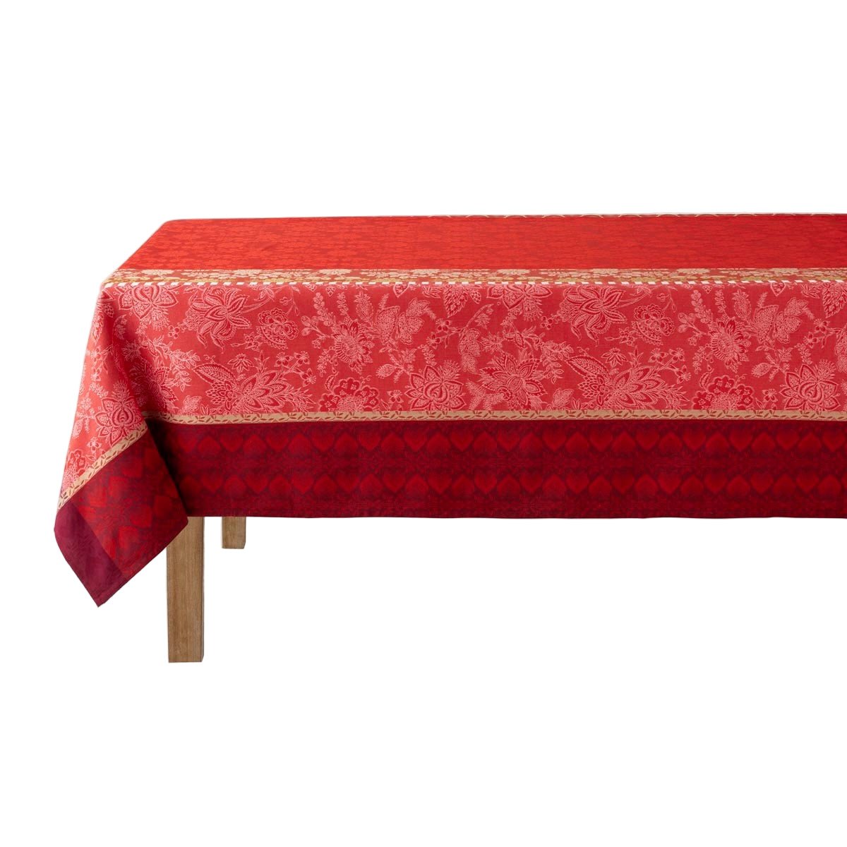 Gipsy Red Tablecloth By Le Jacquard Francais