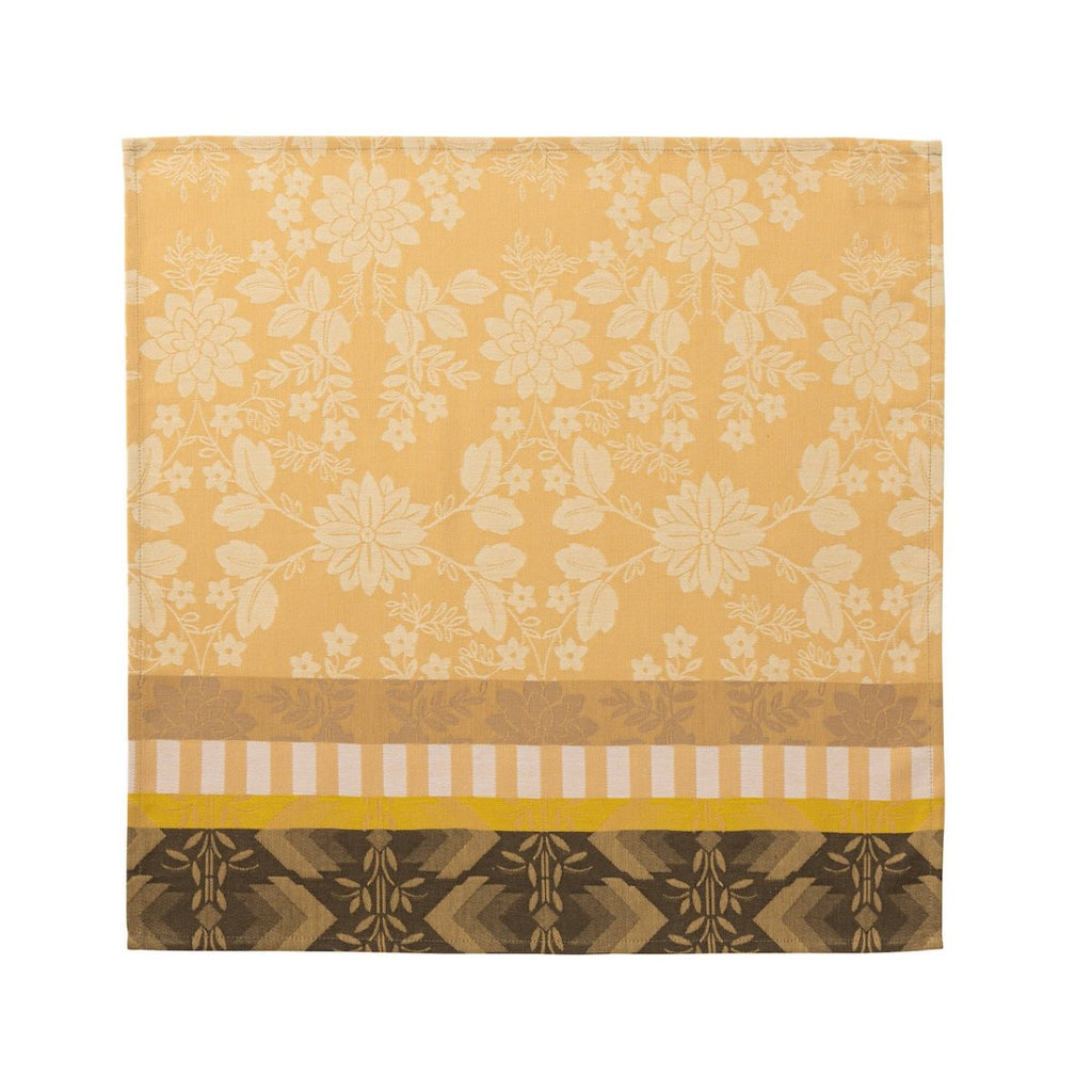 Gipsy Yellow Napkins by Le Jacquard Francais