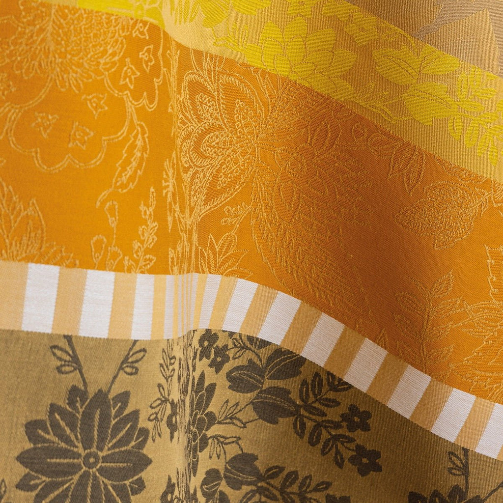 Gipsy Yellow Tablecloth By Le Jacquard Francais