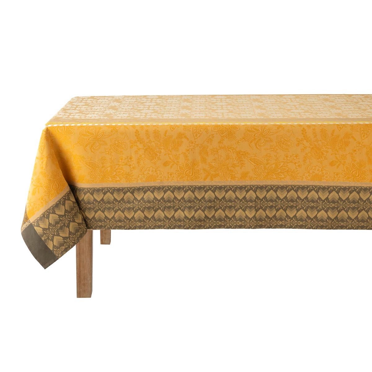 Gipsy Yellow Tablecloth By Le Jacquard Francais