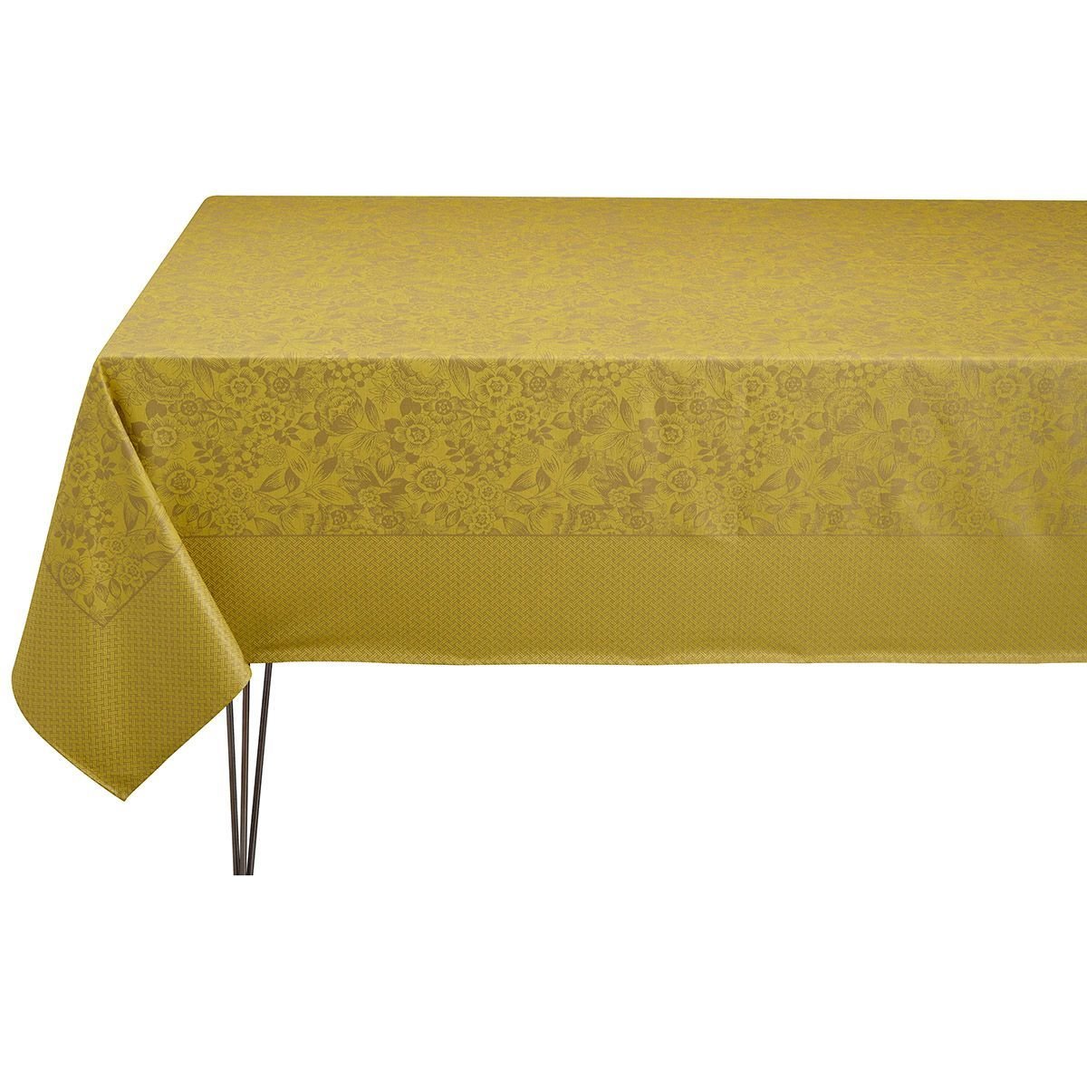 Osmose Pollen Coated Tablecloth 69x69" by Le Jacquard Français