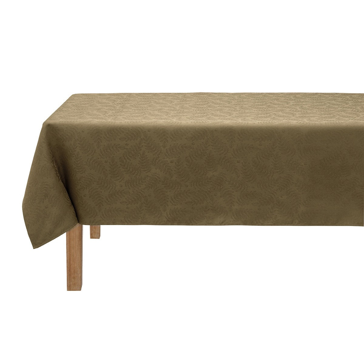 Vegetal Mood Green Tablecloth By Le Jacquard Francais
