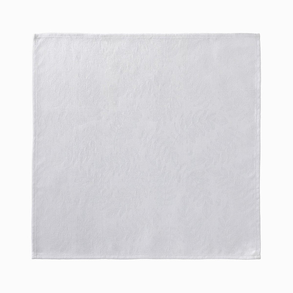 Vegetal Mood White Napkin By Le Jacquard Francais