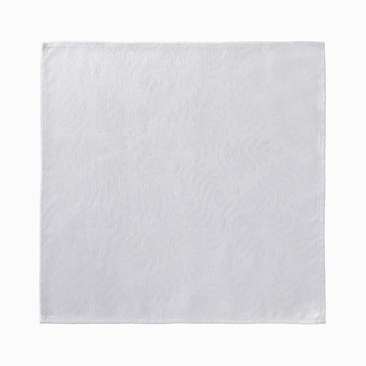 Vegetal Mood White Napkin By Le Jacquard Francais