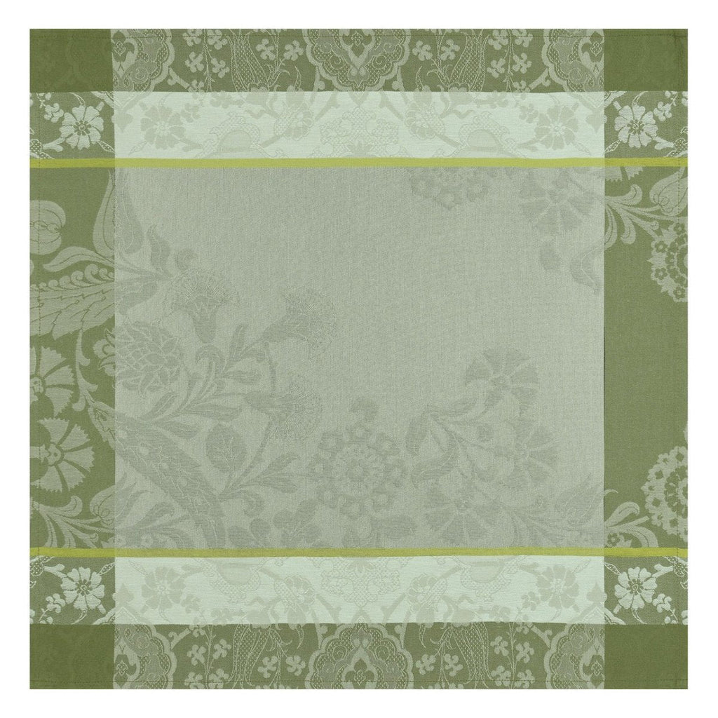 Voyage Iconique Green Napkins By Le Jacquard Francais