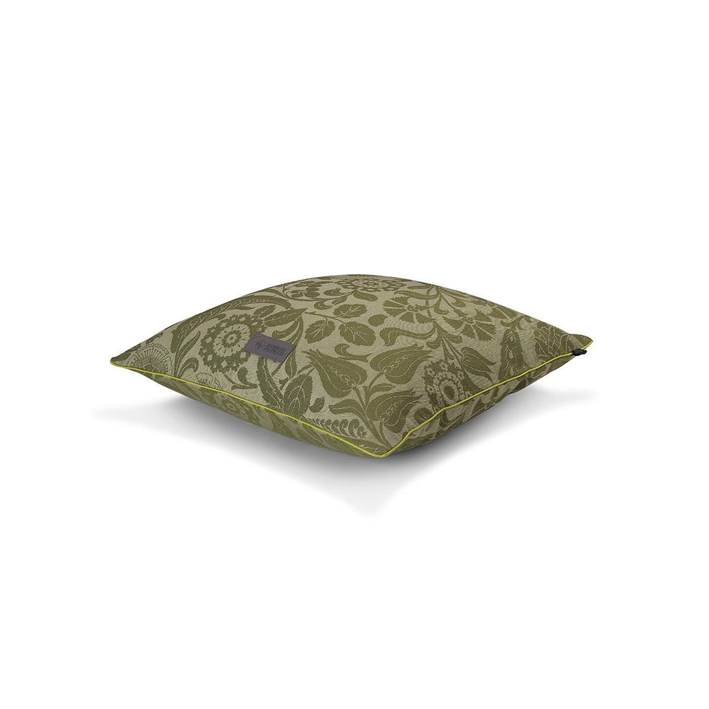 Voyage Iconique Green Pillow Covers by Le Jacquard Francais