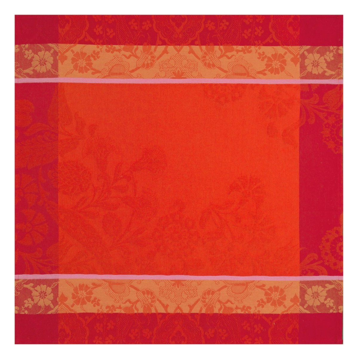 Voyage Iconique Red Napkins By Le Jacquard Francais