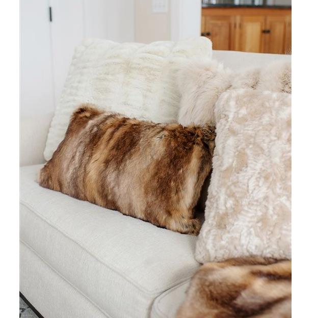 Fisher Faux Fur Decorative Pillows by Fabulous Furs