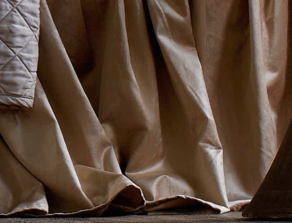 Chloe Champagne Velvet Bedding by Lili Alessandra