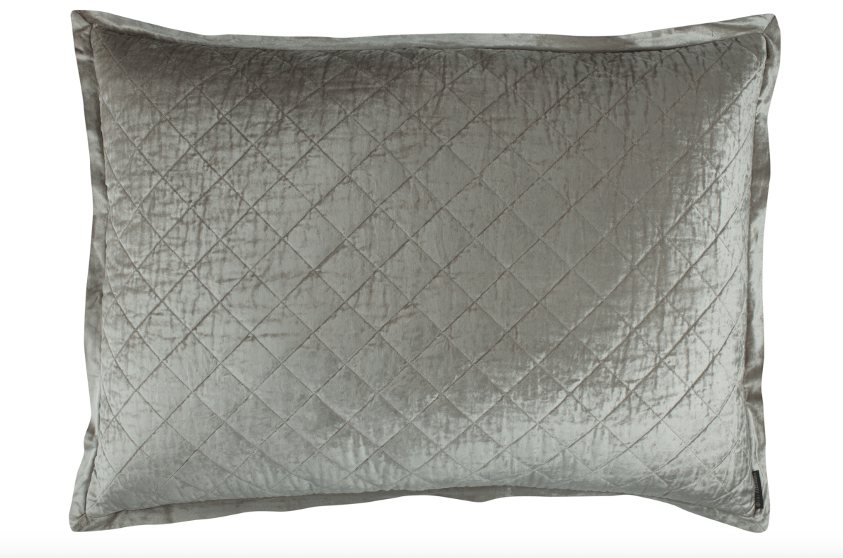 Chloe Ice Silver Velvet Bedding by Lili Alessandra