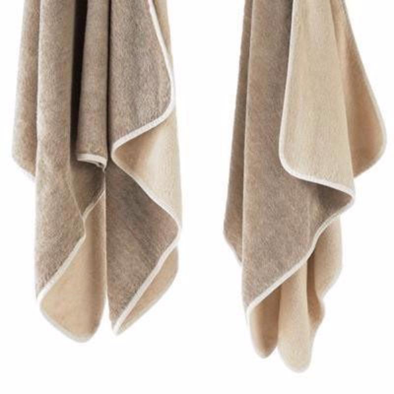 Lino Ecru Towels by Abyss and Habidecor