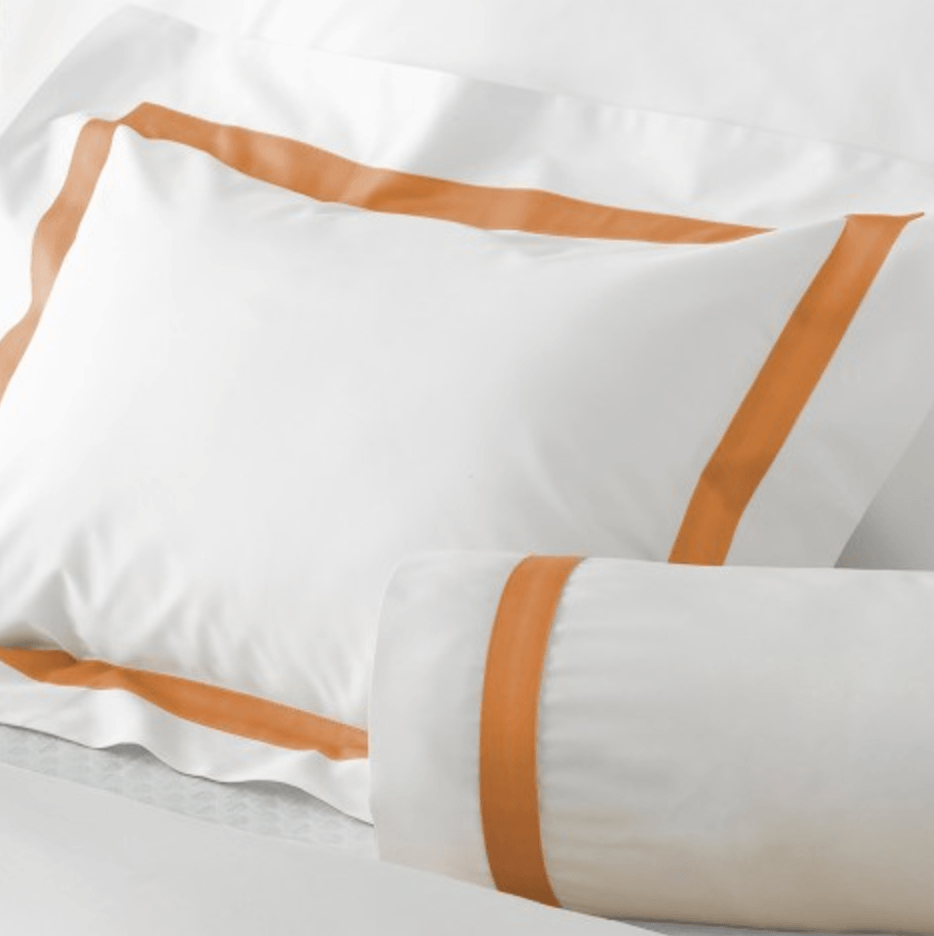 Lowell Tangerine Bedding by Matouk