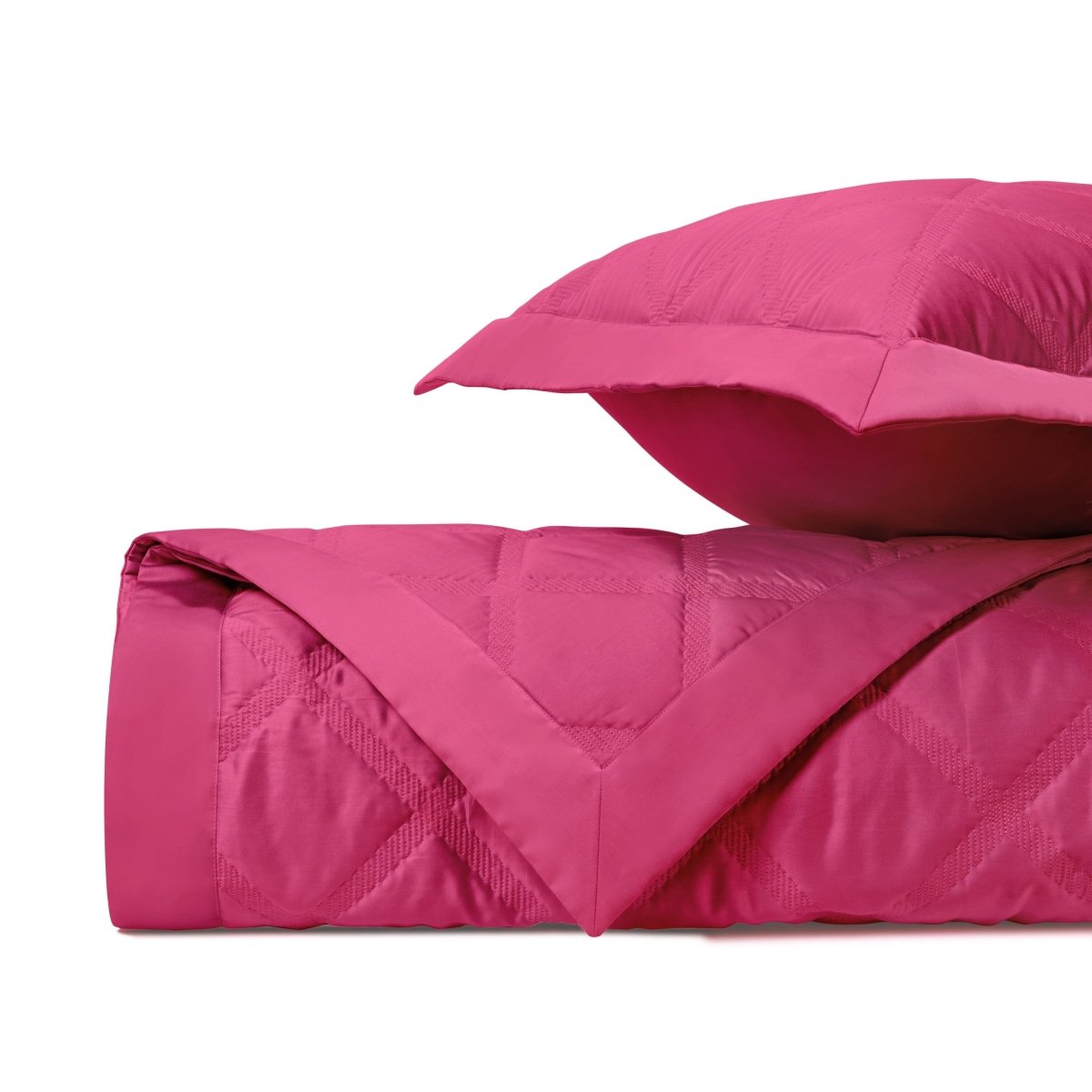Luciana Quilted Bright Pink by Home Treasures