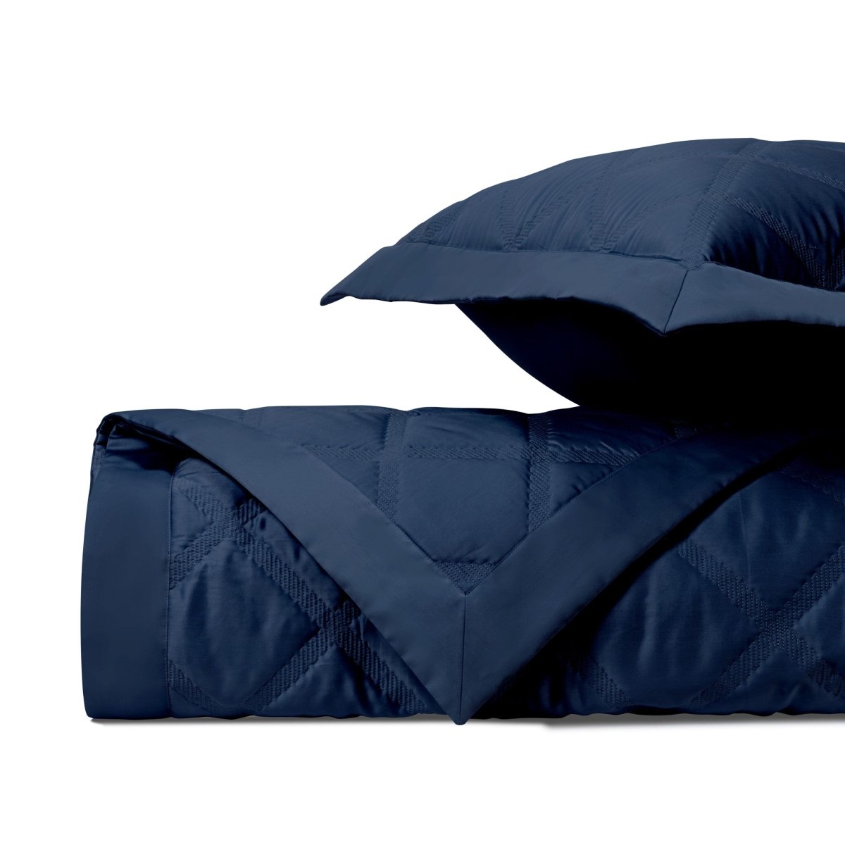 Luciana Quilted Navy Blue by Home Treasures