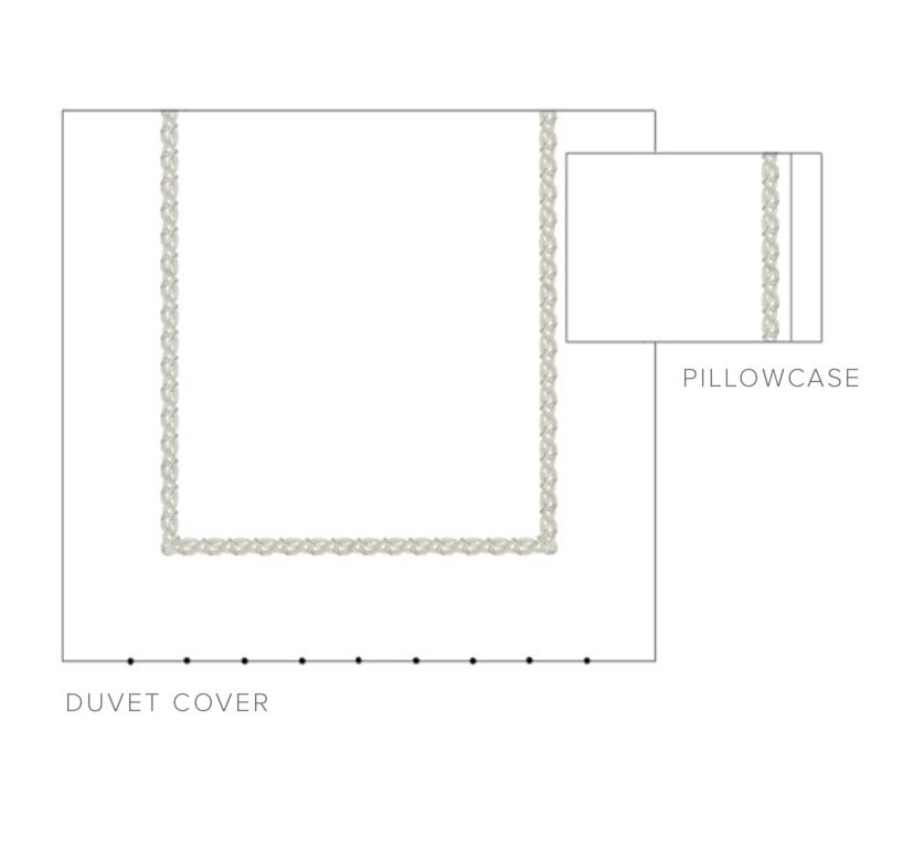 Manarola Embroidered Bedding by Dea Linens