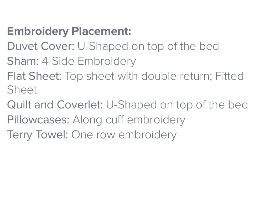 Manarola Embroidered Bedding by Dea Linens