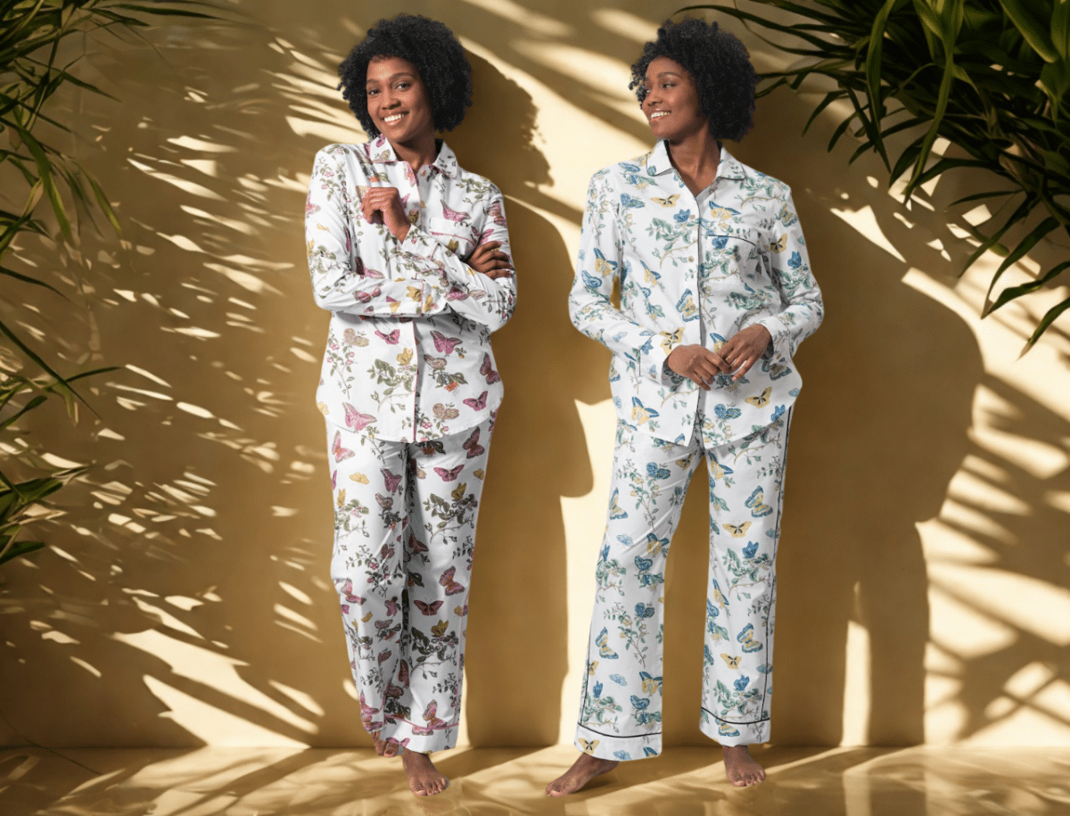 Baudin Butterfly Pajamas by Matouk