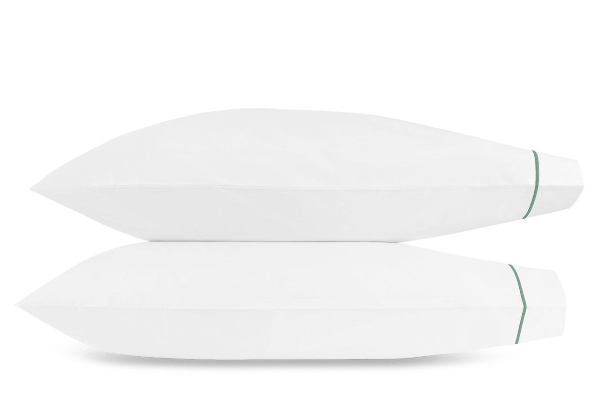 Bergamo Celadon Giza Percale Bedding by Matouk