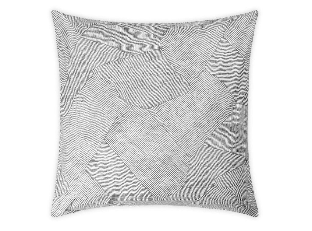 Burnett Nickel Euro Square Sham by Matouk | Schumacher