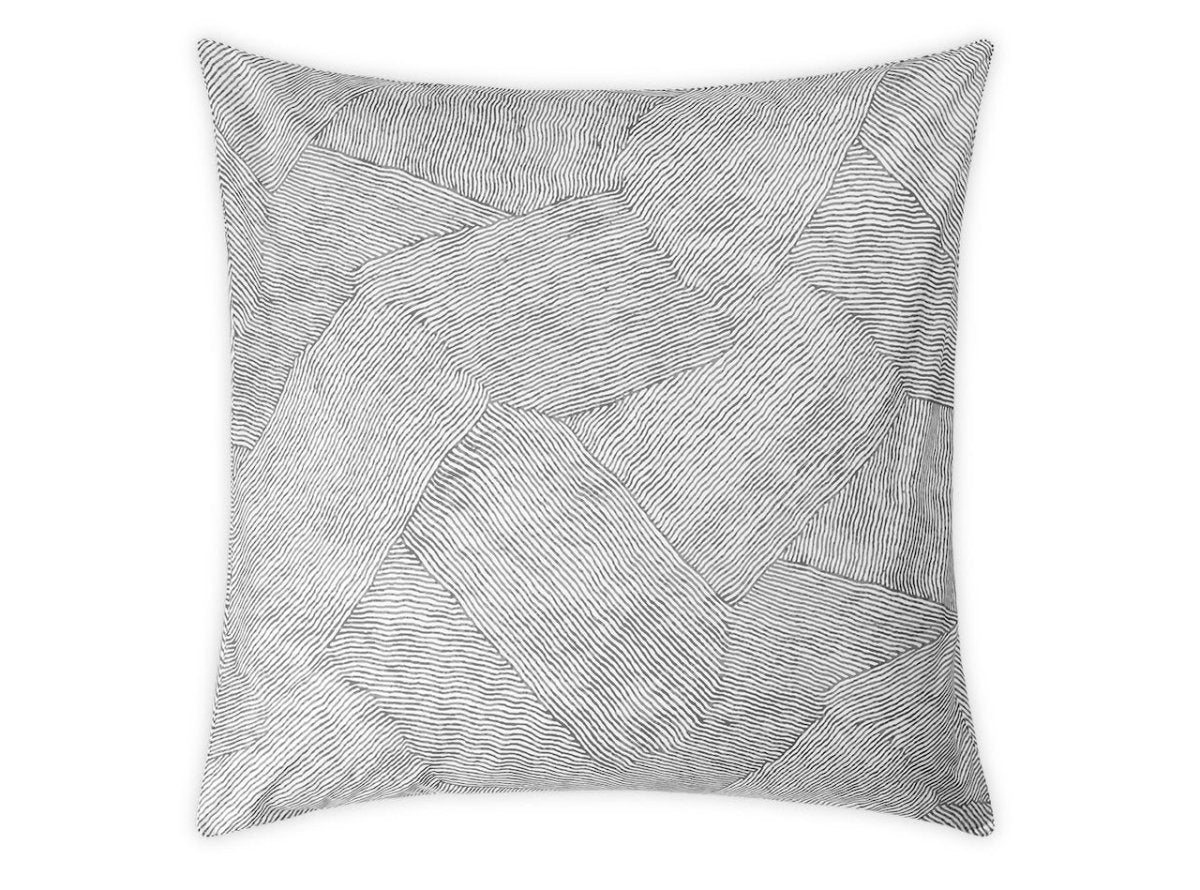 Burnett Nickel Euro Square Sham by Matouk | Schumacher
