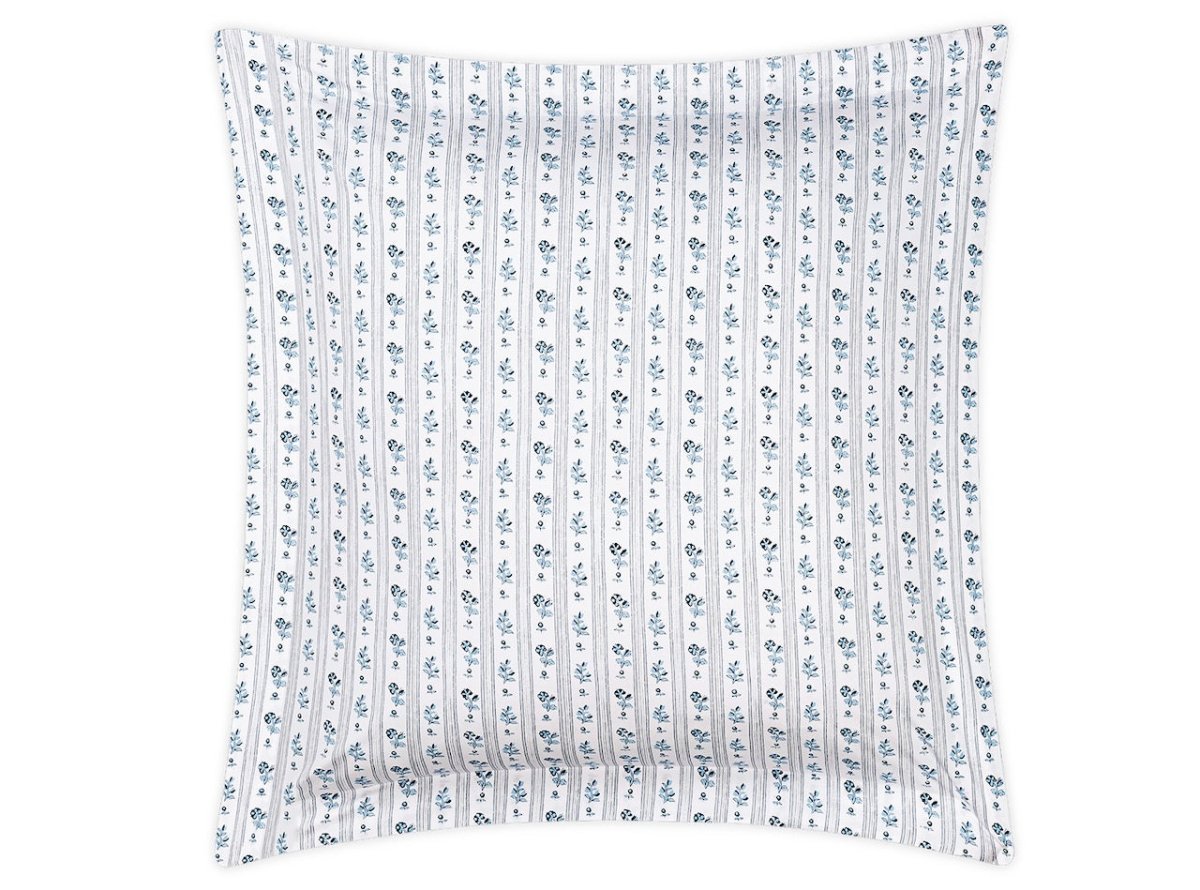 Cabanon Stripe Blue Bedding by Matouk Schumacher