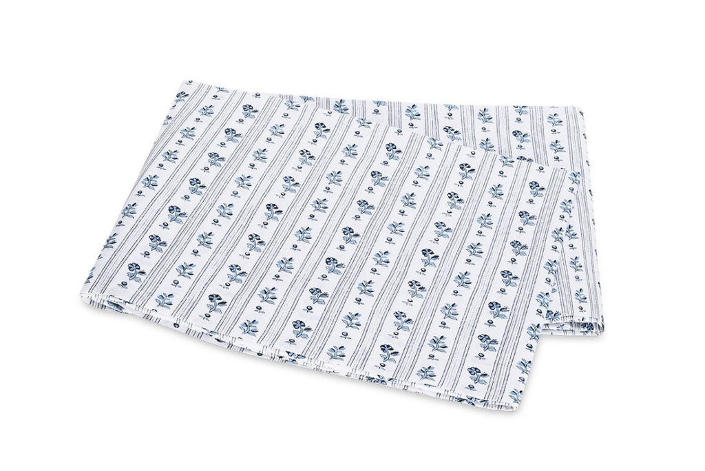 Cabanon Stripe Blue Bedding by Matouk Schumacher