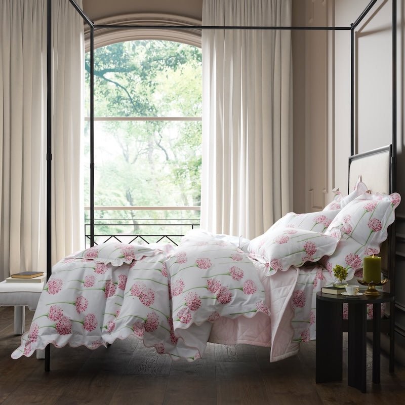 Charlotte Peony Pink Bedding by Matouk Lulu DK