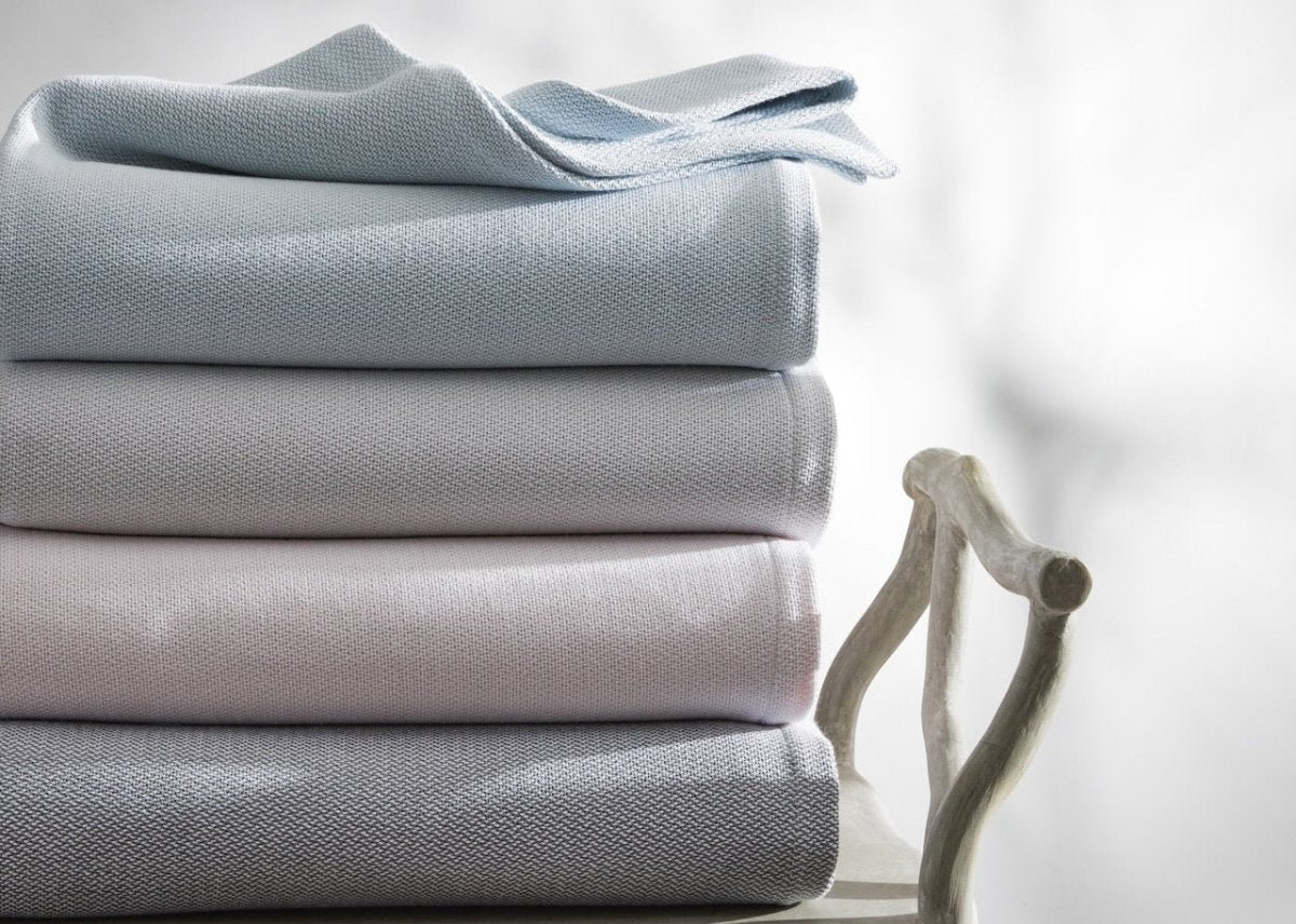 Costa Mesa Cotton Blankets by Matouk