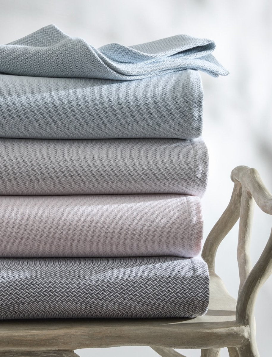 Costa Mesa Cotton Blankets by Matouk