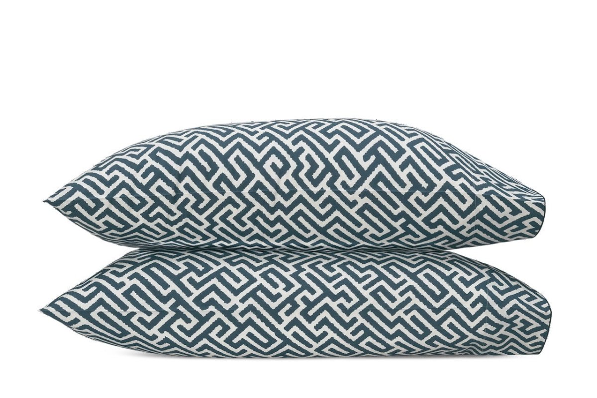 Gabriel Indigo Blue Bedding by Matouk Schumacher