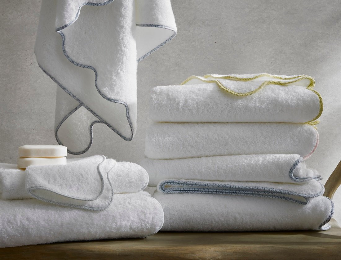 Jasper Scallop Towels by Matouk