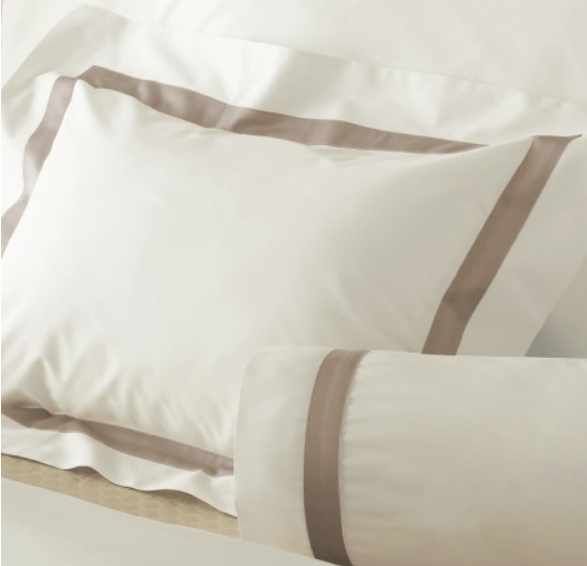 Lowell Ivory & Khaki Bedding - Custom Color Combo