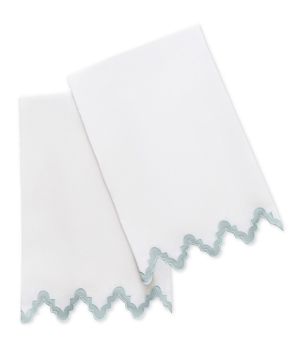 Matouk Aziza Linen Guest Towels - Set of 2