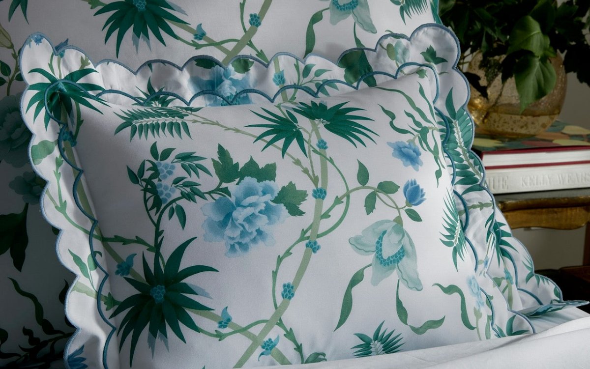 Palmyra Emerald Bedding | Matouk Schumacher